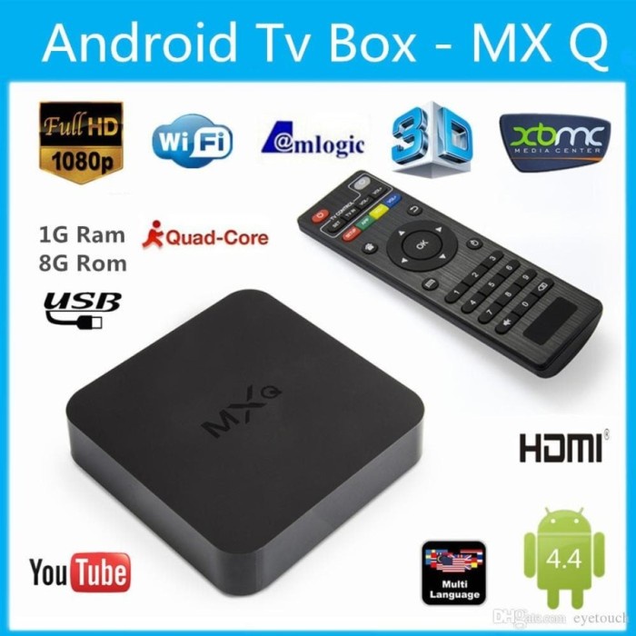 Tv Box Tv Box Android Mxq-Pro 4K Smart Tv Box Mxq