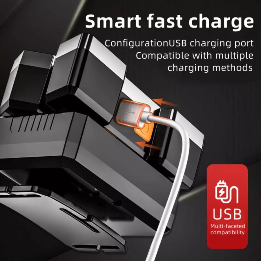 L-T21 senter kepala chargerable 3 mode