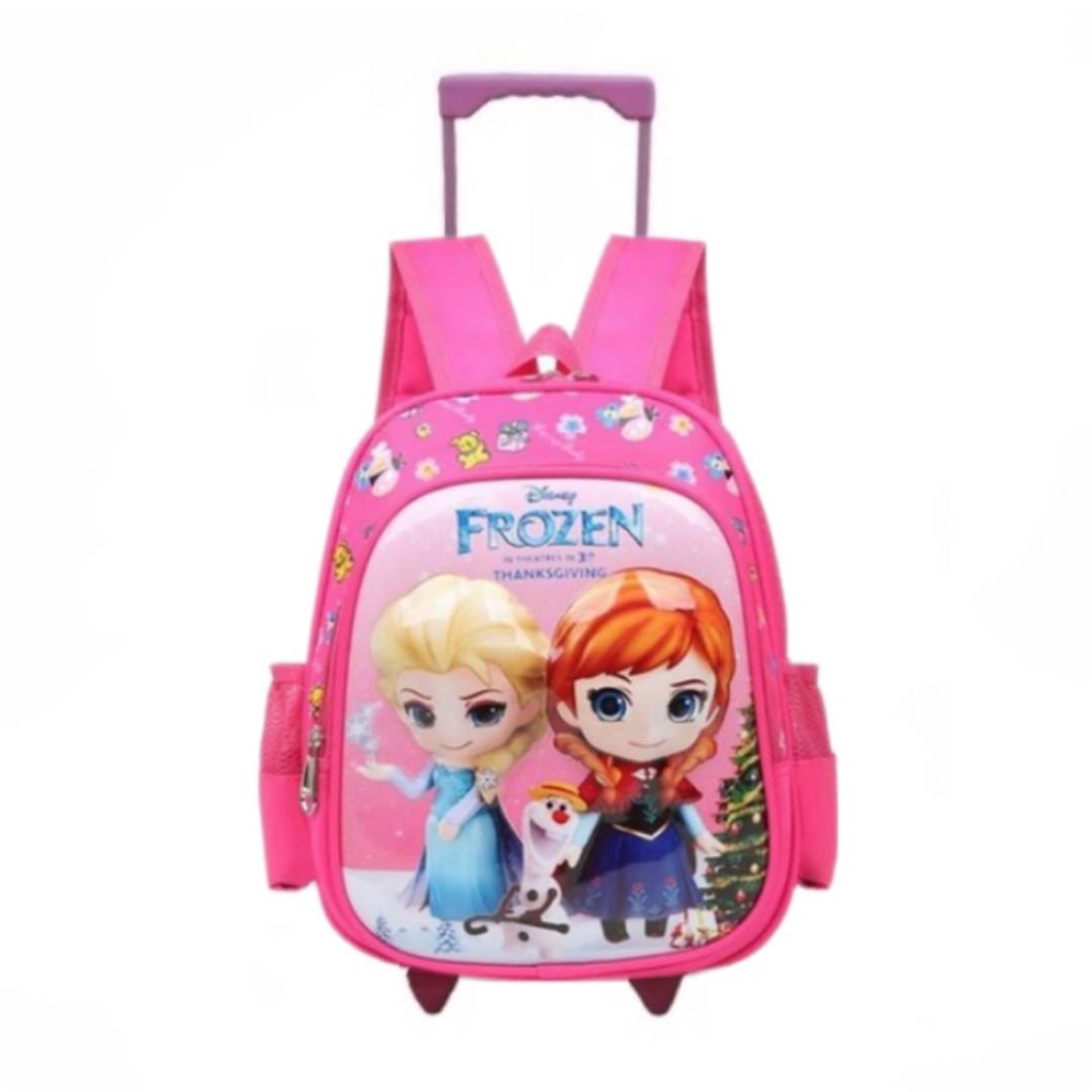 Tas Troly Anak Perempuan Karakter Terbaru Frozen &amp; Kuda Fony PREMIUM