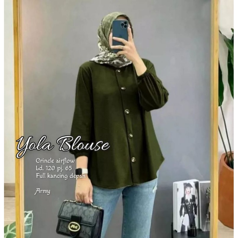 YOLA BLOUSE WANITA TERBARU