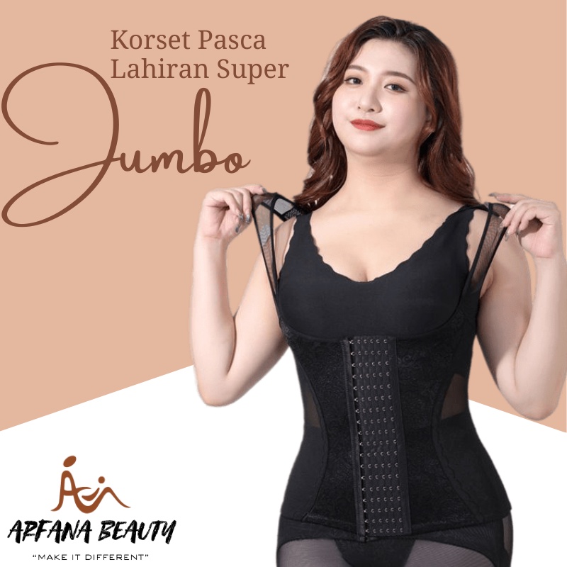 Korset Pelangsing Pakaian Dalam Wanita Big Size M L XL 2XL 3XL 4XL Jumbo Corset Pelangsing Badan Perut Buncit Body Slimming Pakaian Pakean Pakian Dalam Wanita Korset Jumbo 100Kg Vesh Shape Up Import Original