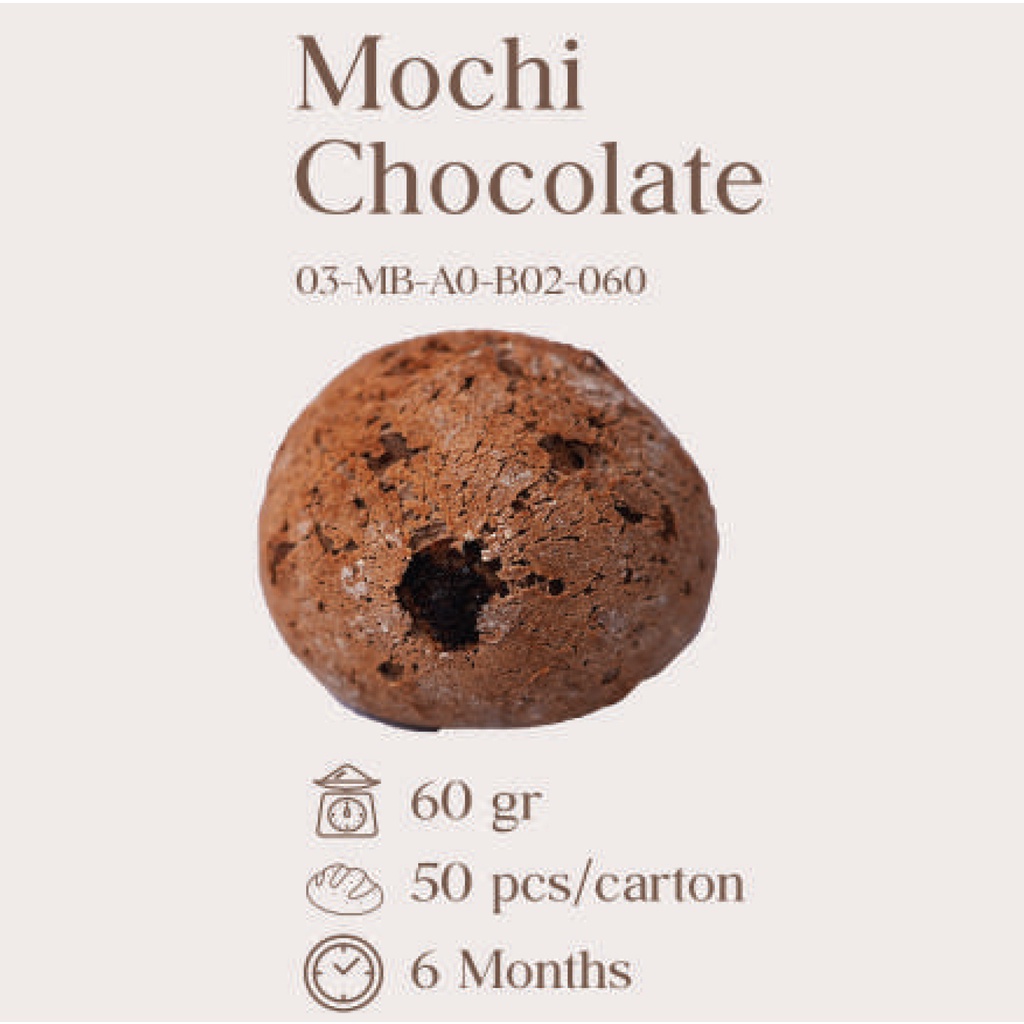 

CHOCOLATE MOCHI BREAD FRESH/READY-TO-EAT (KARTON)