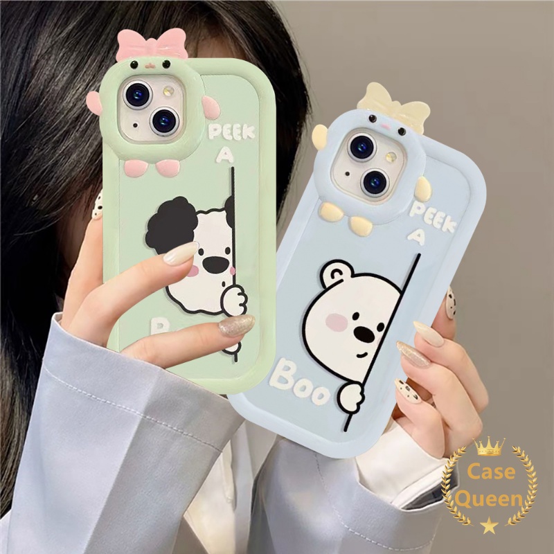 Soft Case Motif Anjing Peek a Boo 3D Untuk Samsung A04 A03 A13 A04E A52 A50s A12 A32 A04s A53 A03s A23 A50 A22 A71 A30s A11 A33S A52 A21s A33S A53 A11 A23