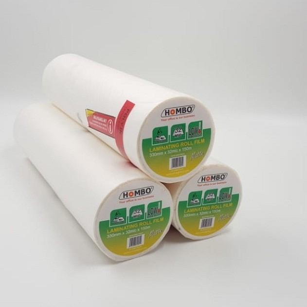 

Hombo Plastik Laminating Roll Matte 330mm x 32mic x 150m
