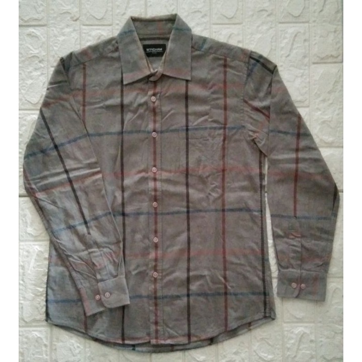 kemeja flanel preloved/kemeja kotak second/kemeja brand