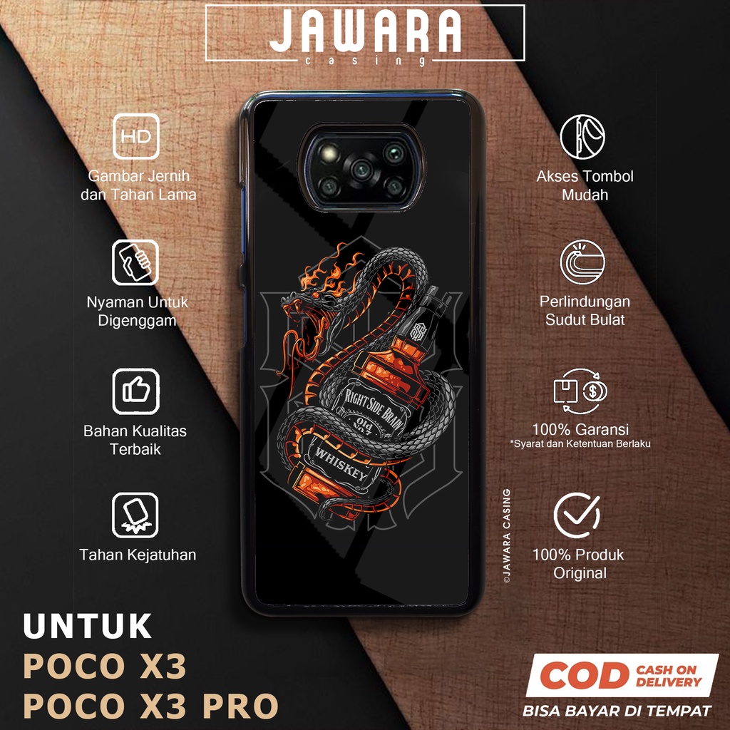Case Poco X3 X3 Pro Casing Poco X3 X3 Pro Jawara Casing [DRGN] Case Glossy Case Aesthetic Custom Cas