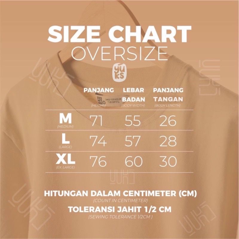 YUKS OVERSIZED TSHIRT JESSY  KAOS OVERSIZE