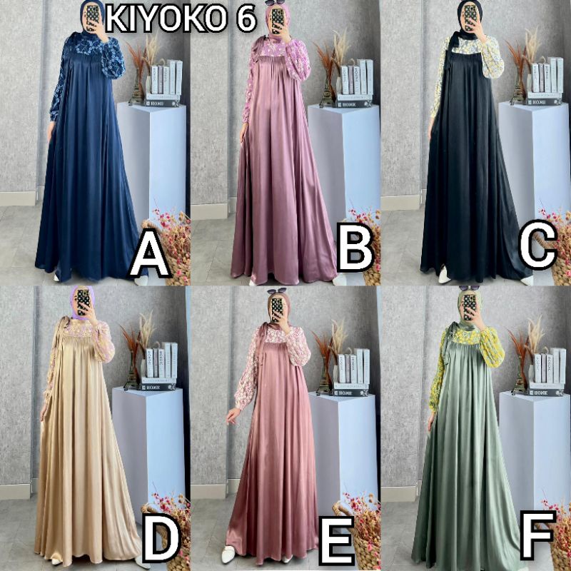 DRESS KIYOKO 6 MAXI ORI GLAMZ GLZ