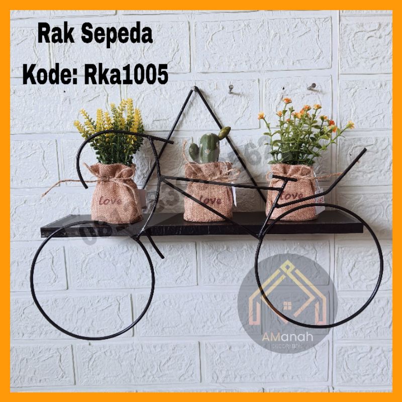 [COD] RAK DINDING SEPEDA RKA1005 - RAK DINDING GANTUNG MINIMALIS UNIK