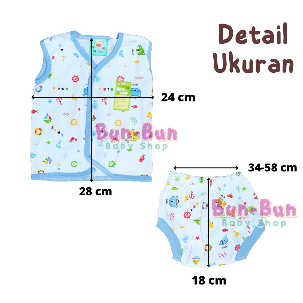 SNI UNISEX Setelan Kutung Bayi Halus Baju Baby Baru Lahir Perlengkapan Bayi Newborn Pakaian Mungil