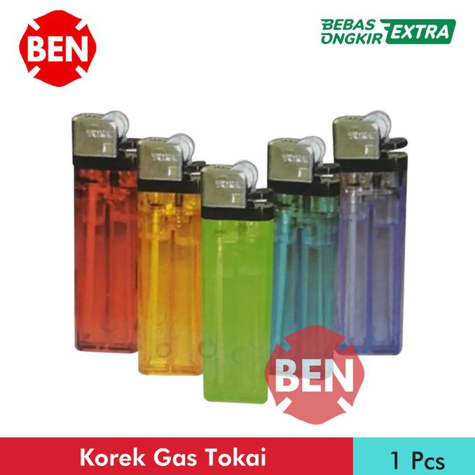 Korek Gas Tokai 1 Pcs Dus Murah Grosir Pak Api 50 Merk Segi Asli Promo