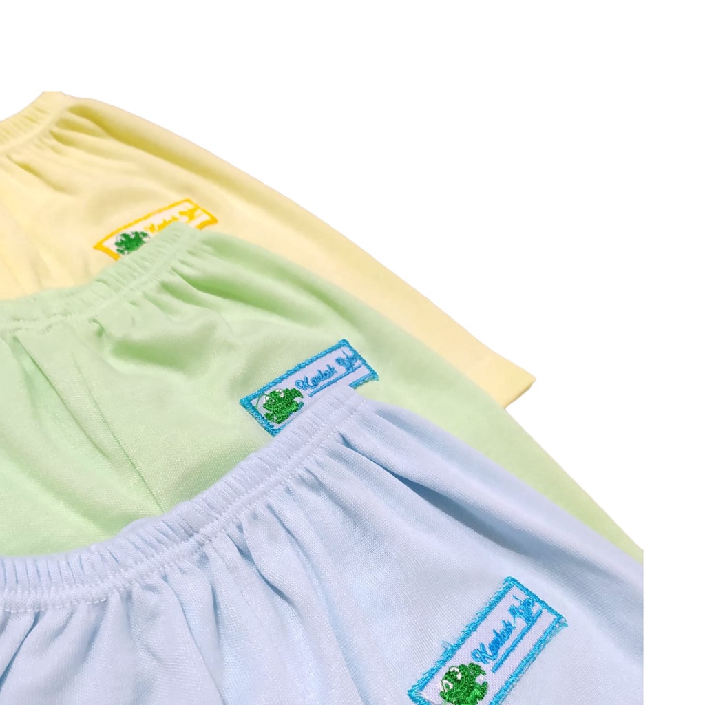 [3 pcs] Pakaian Atasan Bayi Newborn MERK KODOK IJO Model Tangan Pendek