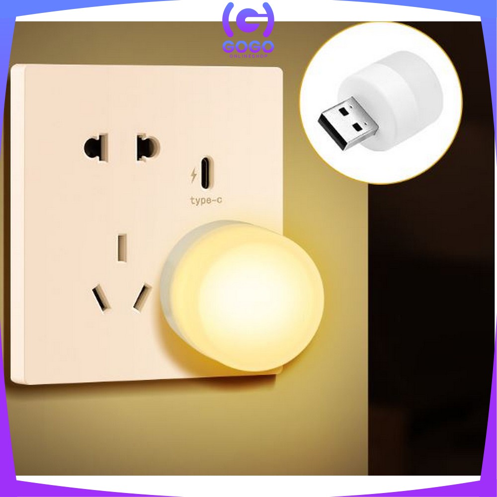 GOGO-C583 Lampu Led USB Mini Portable Kecil / Mini Light USB / Lampu Tidur Lampu Travel / Led Senter Mini Usb Lampu