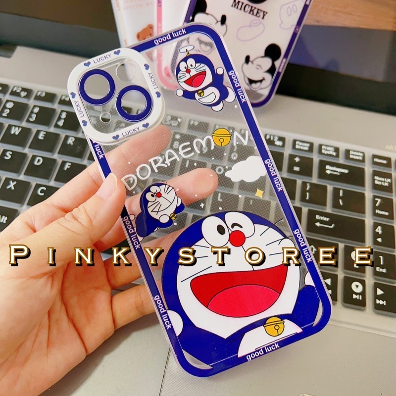 CASE IPHONE 14/ 14PRO/ 14PRO MAX/ IPHONE 13/ 13PRO/ 13PRO MAX/ SOFT CASE PROTECTOR CAMERA/ CASING BERUANG/ BEAR/ DORAEMON/ MICKEY/ LOVE PINK