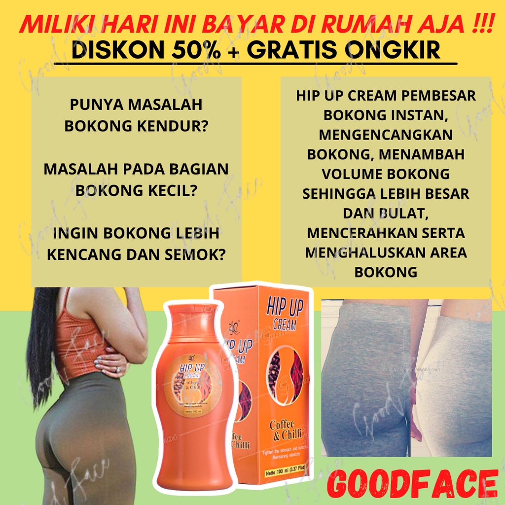 [PRIVASI] PEMBESAR BOKONG WANITA PERMANEN HIP UP CREAM PANTAT