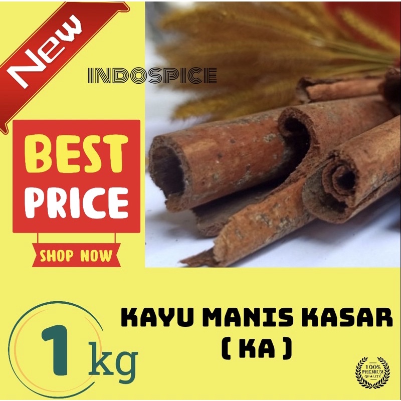 

Kayu Manis Kasar (KA) Quality no2 Berat 1Kg atau 1000gram