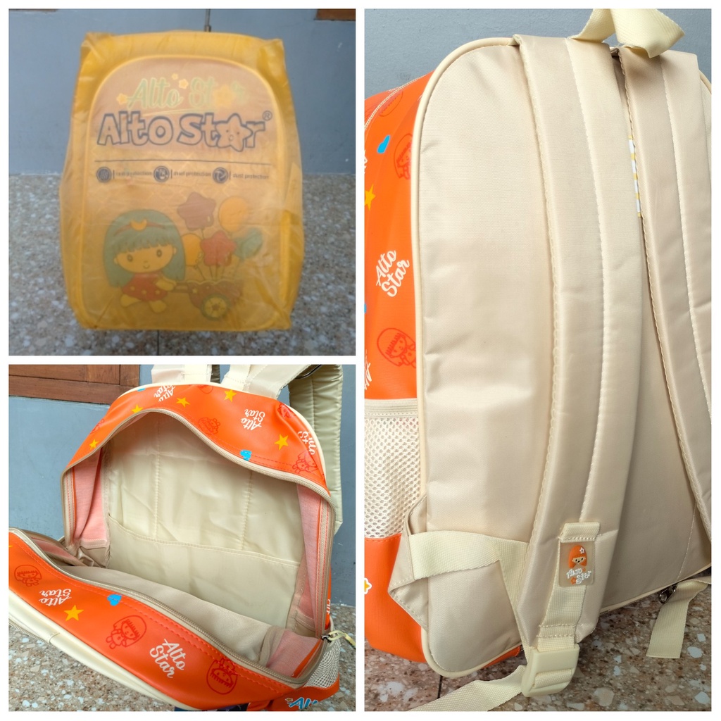 Tas Ransel Backpack Sekolah Anak Perempuan Alto Star Original Time to Bed