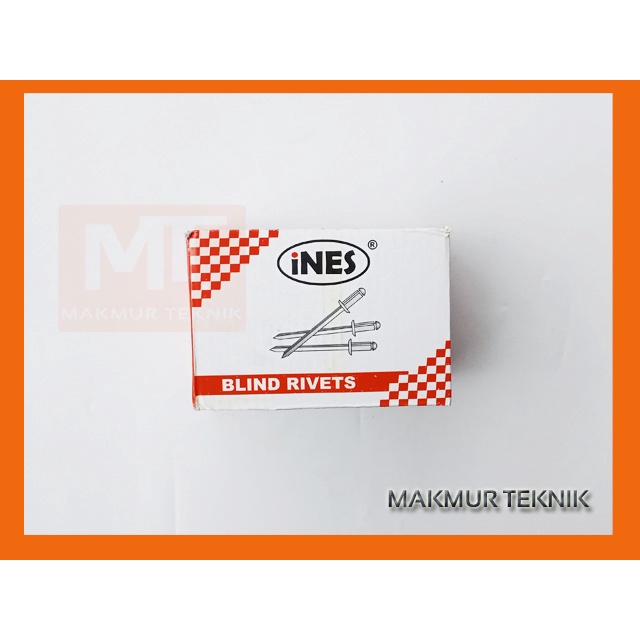 Paku Rivet Warna Type 435 Ukuran 3.2mm x 9.5mm