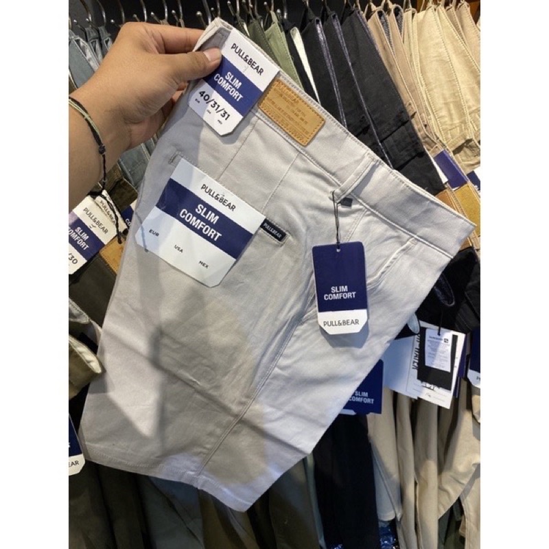 CELANA CHINOS PENDEK PUL N BEAR