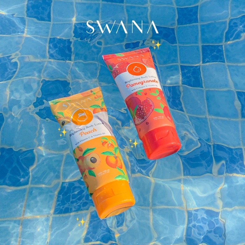 Swana Brightening Body Lotion Peach &amp; Pomegranate 100ml