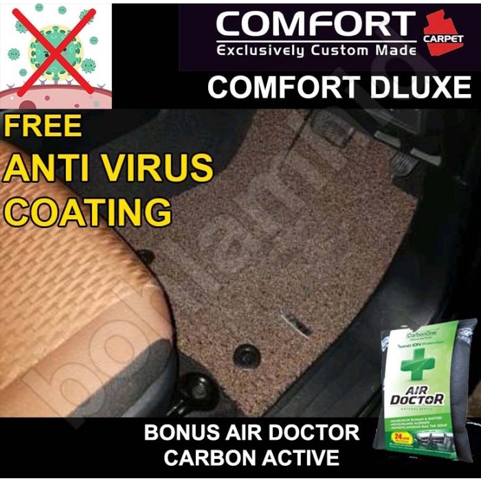 Karpet Mobil COMFORT Honda CRV Turbo 3baris Deluxe Original