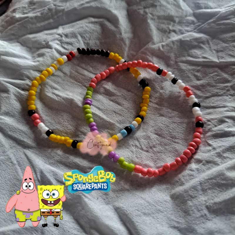 Gelang manik karakter Spongebob Squarepants