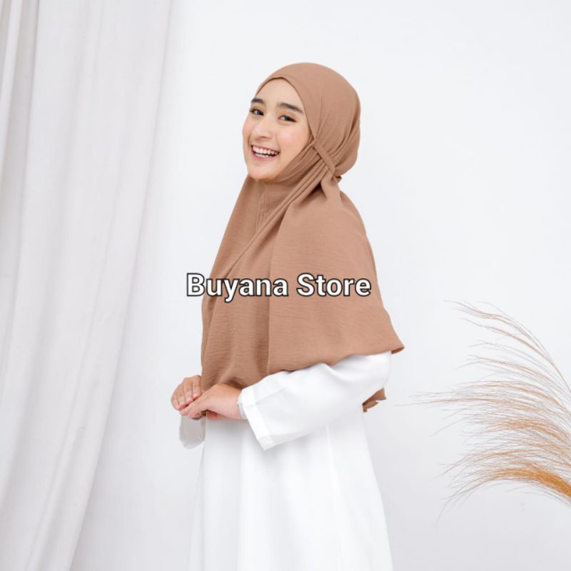 Bergo Maryam Tali Crinkle Airflow Jumbo L