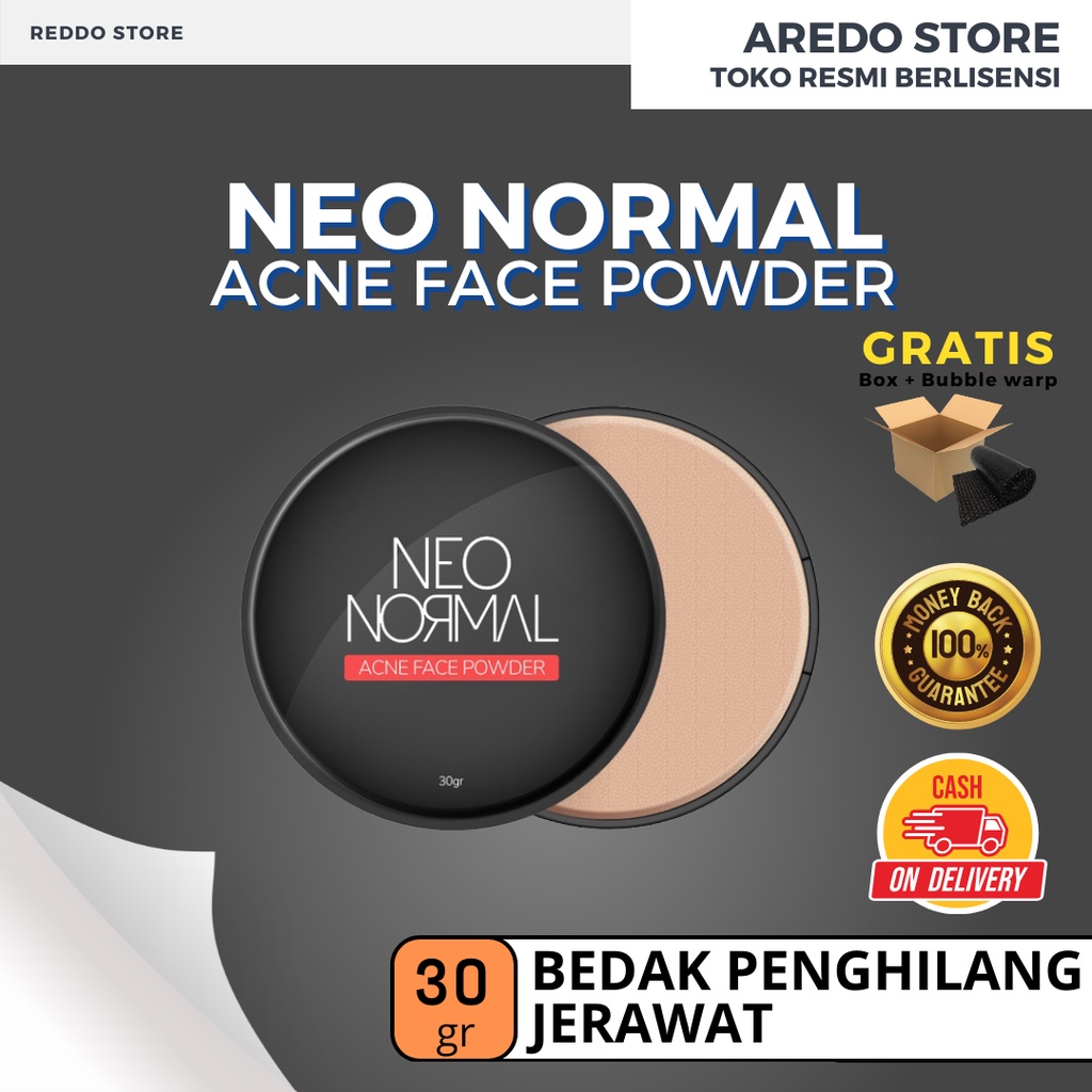 NEO NORMAL ACNE FACE POWDER NEO NORMAL ACNE FACE POWDER ORIGINAL BEDAK PENGHILANG JERAWAT BPOM