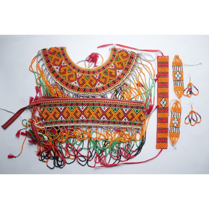 Aksesoris Tari Adat Toraja / Sokkong Bayu dan Ambero /  Baju Toraja / Baju adat Toraja / Gelang Tora