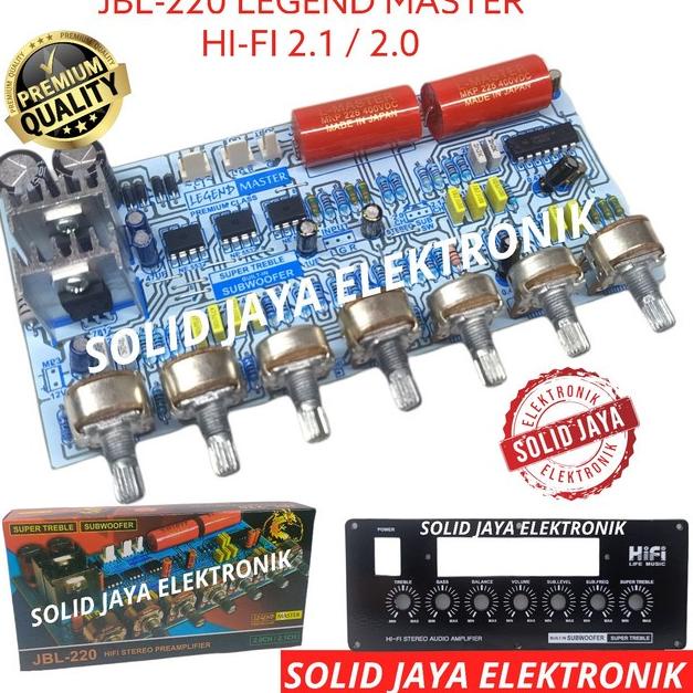 KIT TONE CONTROL STEREO 2.1 2.0 HOME THEATER JBL-220 LEGEND MASTER