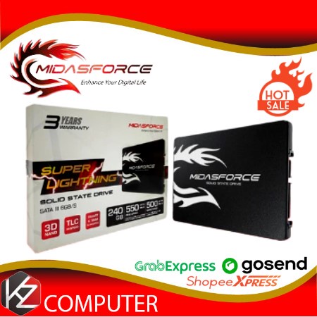 SSD MIDAS FORCE 240GB SATA 3 SUPERLIHTNING