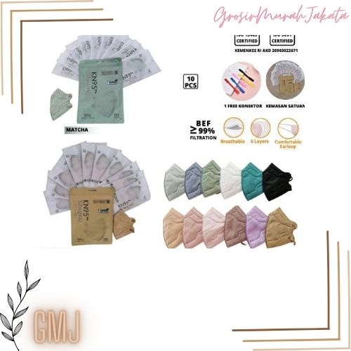 Masker KN95 SHUMU Premium Masker 6ply Series Dewasa 1 Pack Isi 10pcs GMJ