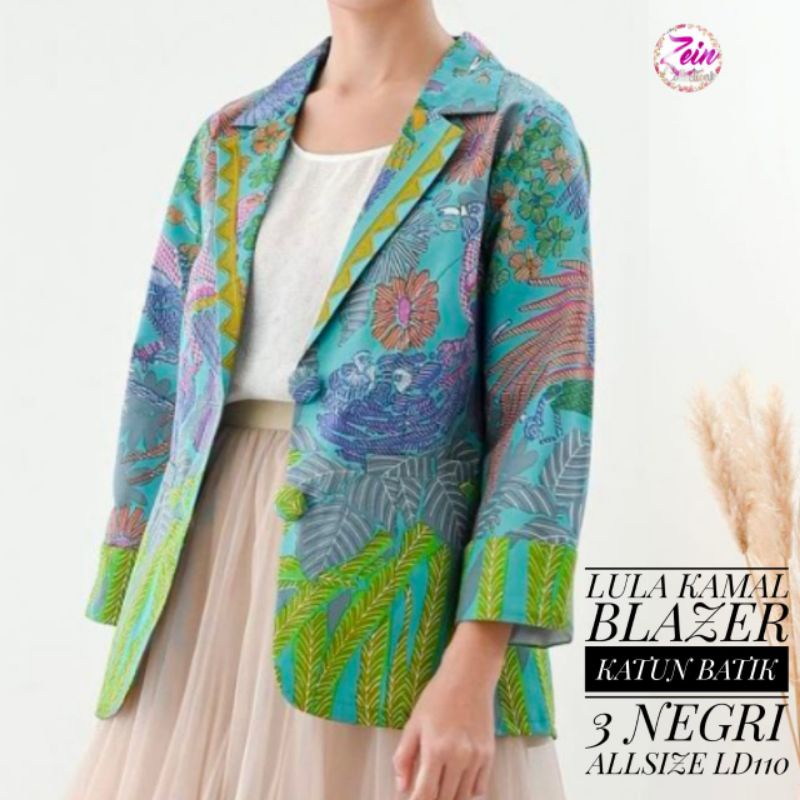 Blazer Paloma Lapis TRICOD batik solo atasan kerja blazer kantor jas wanita