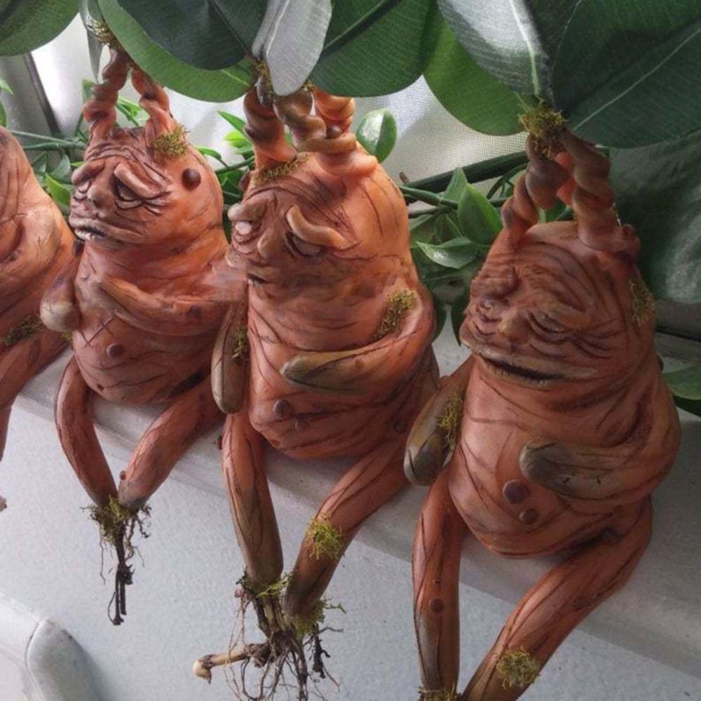 [Elegan] Patung Rumput Pengerjaan Halus Serbaguna Untuk Ornamen Halaman Rumah Dekorasi Ruang Tamu Bermutu Tinggi Dengan Kerajinan Patung Daun