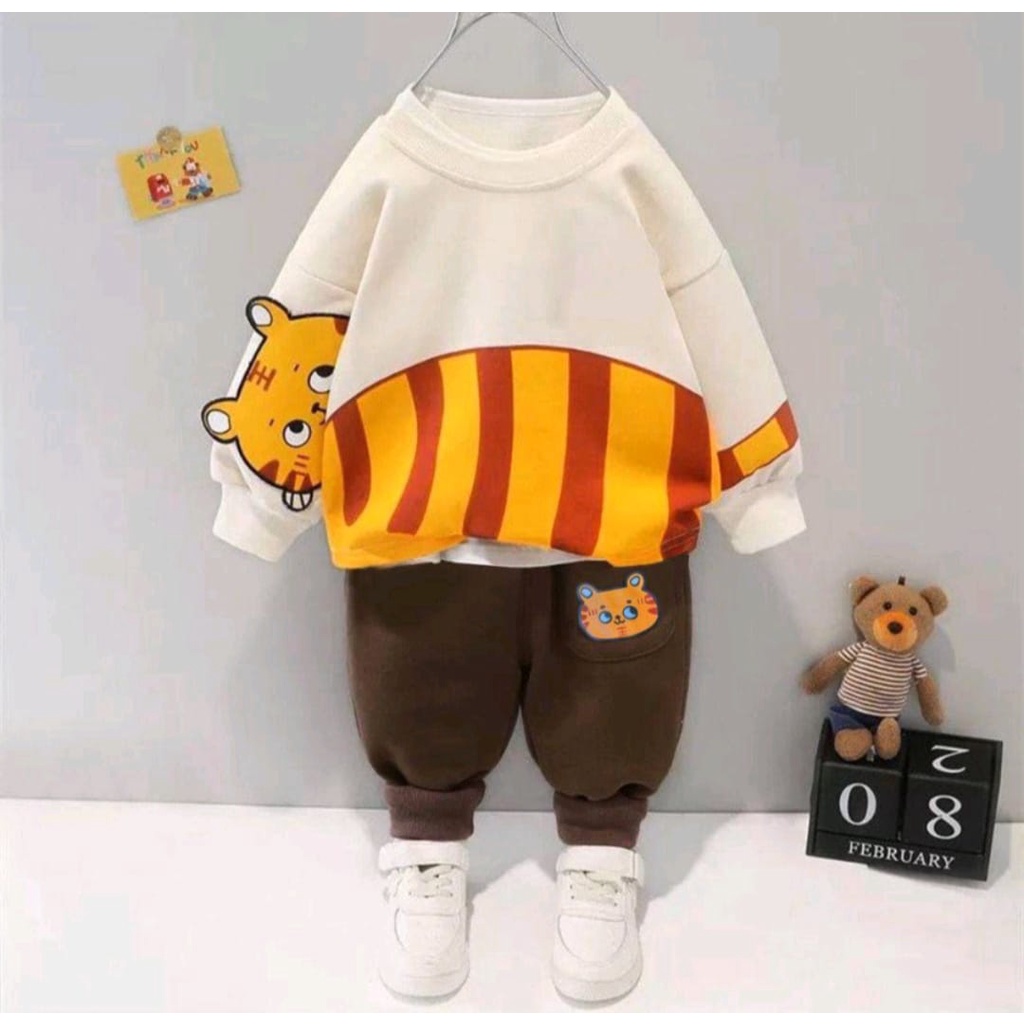 PROMO-SETELAN SWEATER  JAKET MUSIM DINGIN ANAK LAKI-LAKI DAN PEREMPUAN UMUR 1-5 TAHUN TERBARU