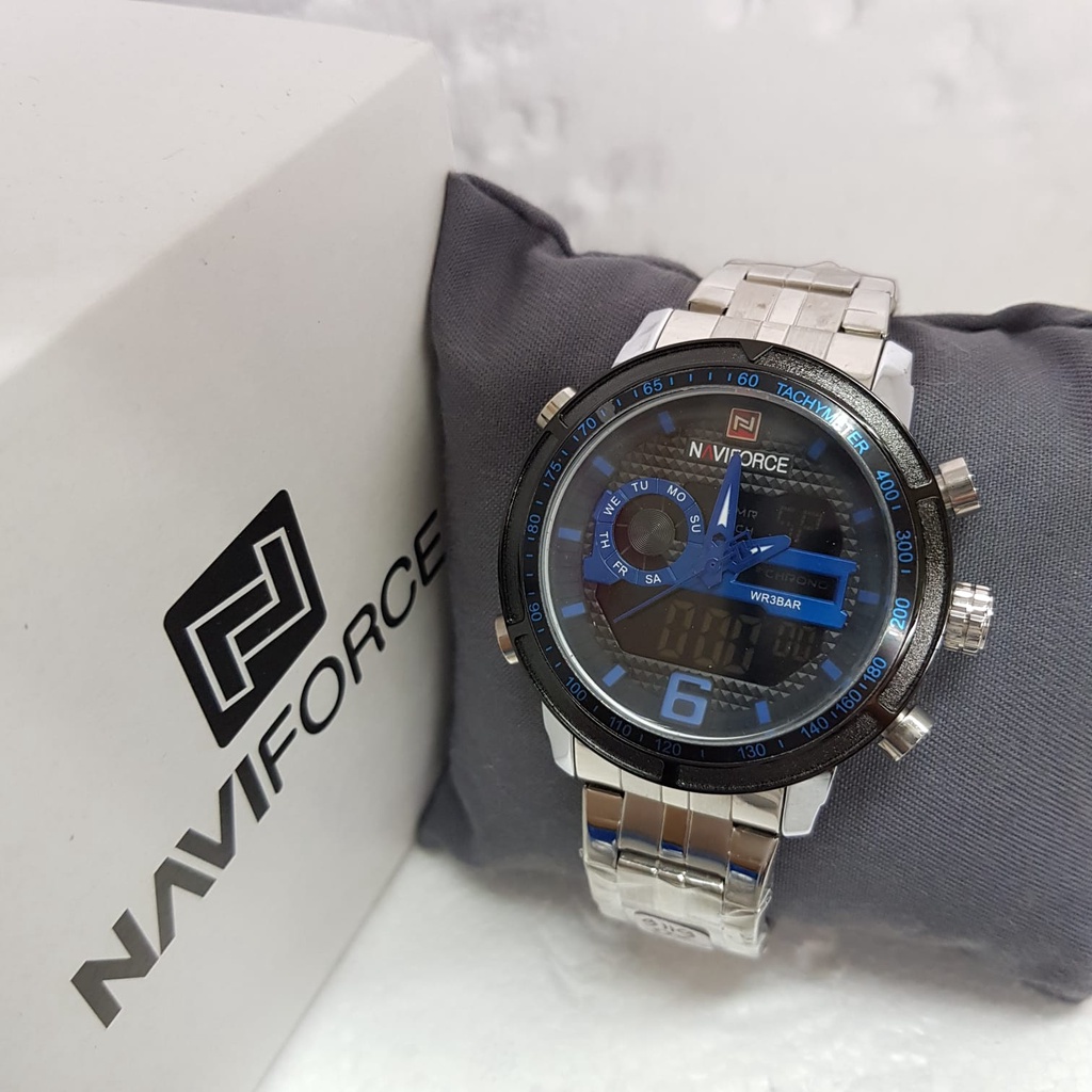 JAM TANGAN PRIA NAVIFORCE NF9119M NF 9119 NF 9119M ORIGINAL FREE BOX