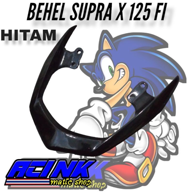 Behel begel jok blakang Supra x 125 hitam model ori