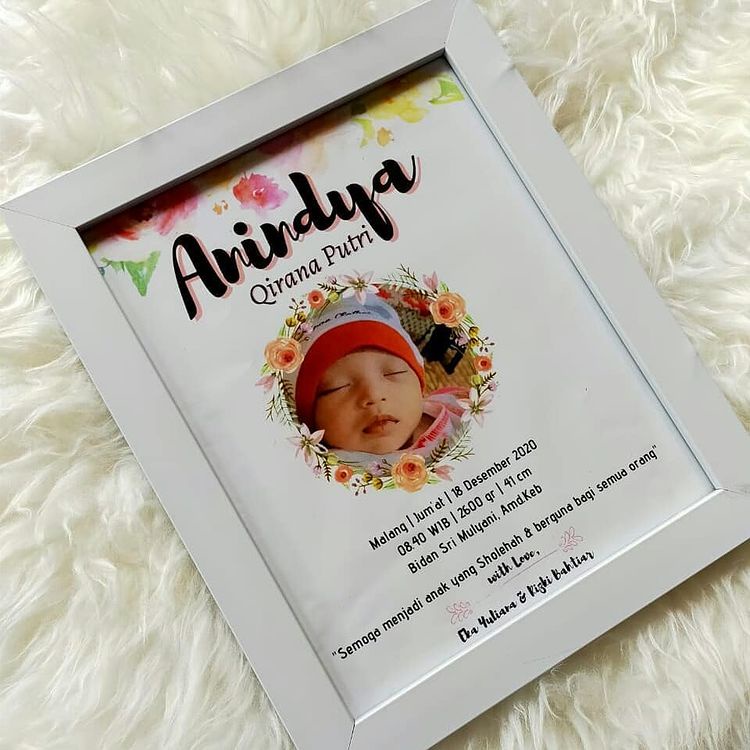 bingkai ultah ucapan wisuda 8r 10r murah cocok untuk kado