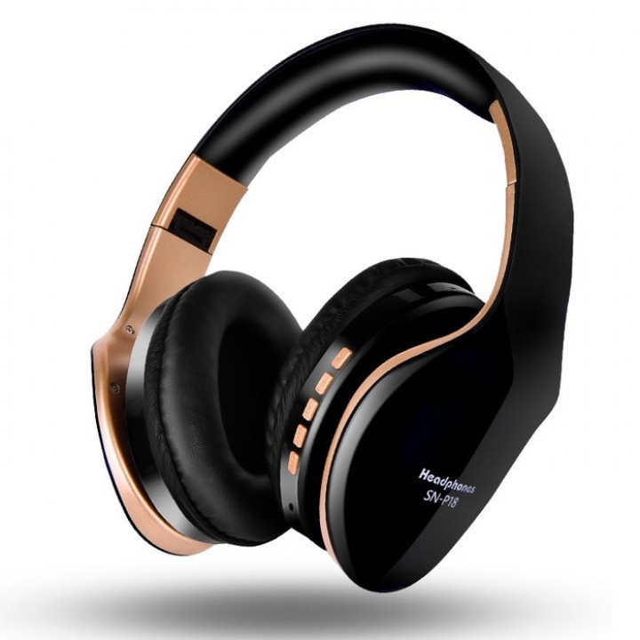 69 SN-P18 - Folding Wireless Bluetooth 4.2 Headphone with FM Radio