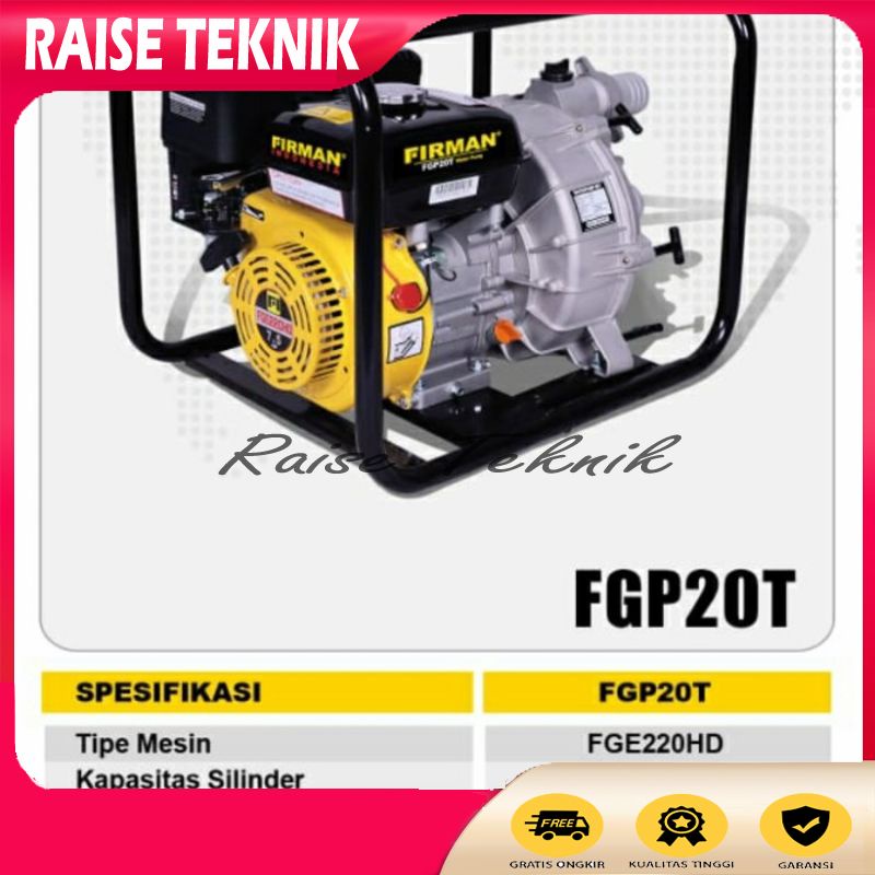 MESIN POMPA SEDOTBLUMPUR FIRMAN 2INCH FGP20T