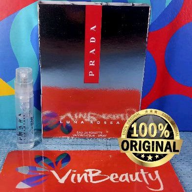 Vial Parfum OriginaL Pra da Luna Rossa EDT 1.2 ml For Men Murah