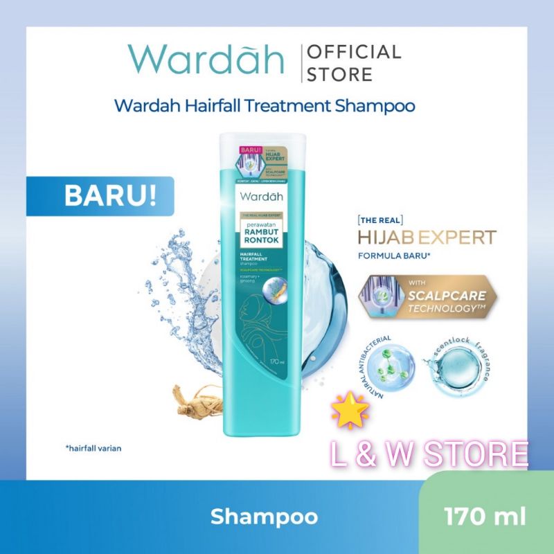 Wardah Shampo Hairfall Threatment 170ml