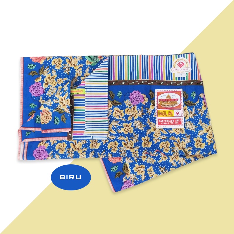 Kain Gendongan Bayi Samping Jarik Batik Tradisional President Unggul Jaya Kualitas Premium 255x90cm Corak Bunga