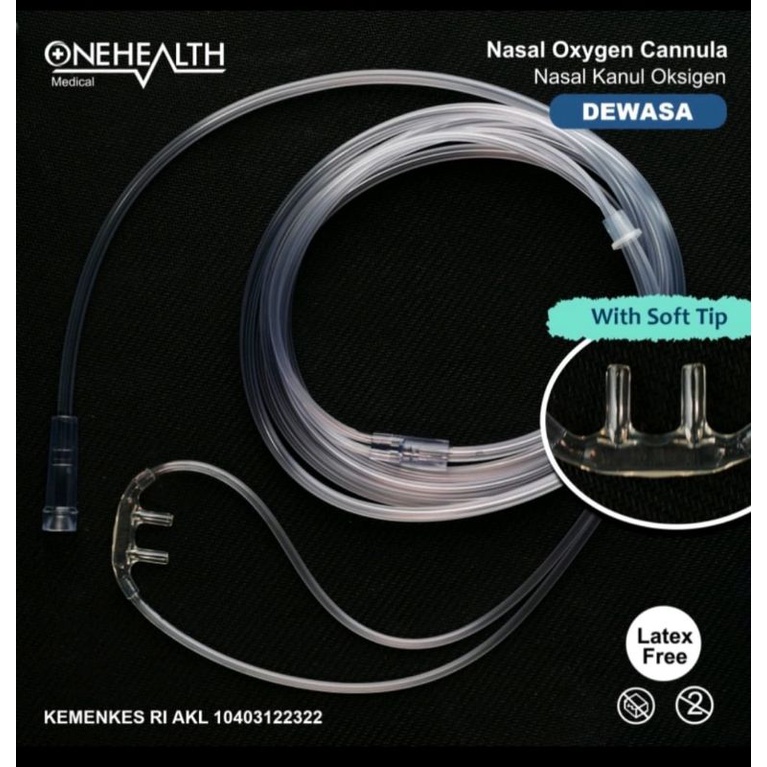 Eceran - Onehealth Nasal Oksigen Bayi, Anak, Dewasa