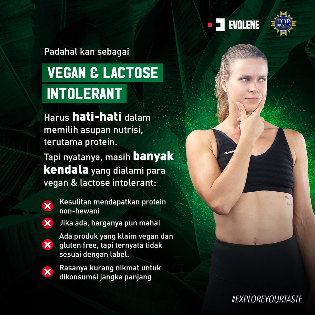 EVOLENE Evogreen Plant-based Protein Vegan-friendly 12 sachet 384 gr
