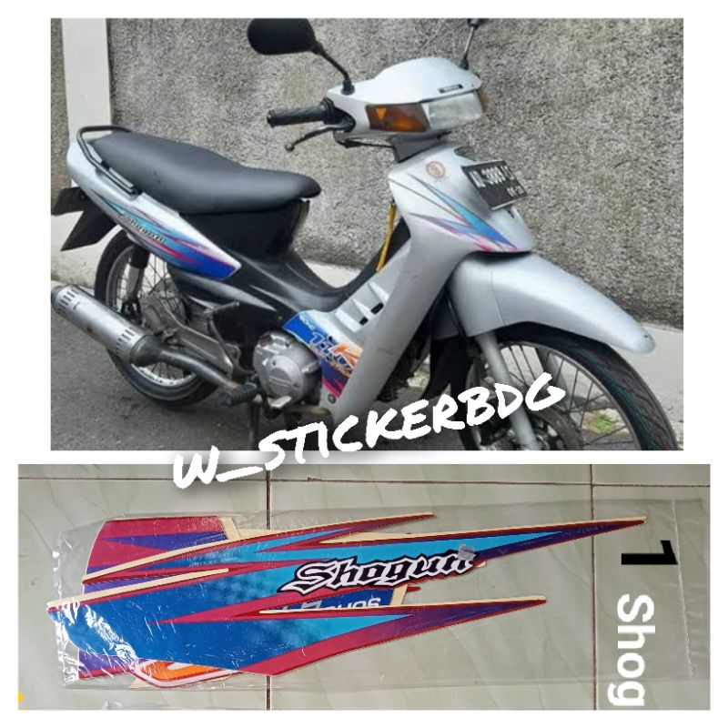 Striping Lis Suzuki Shogun Kebo 1999 2000 Silver