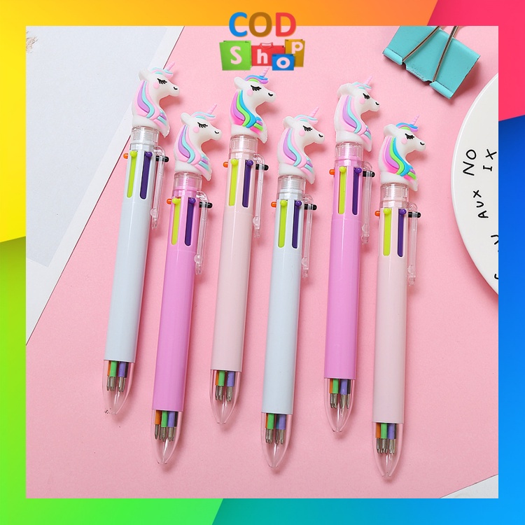 Jual Cod S Pena Mekanik Warna Karakter Unicorn Moon Pulpen