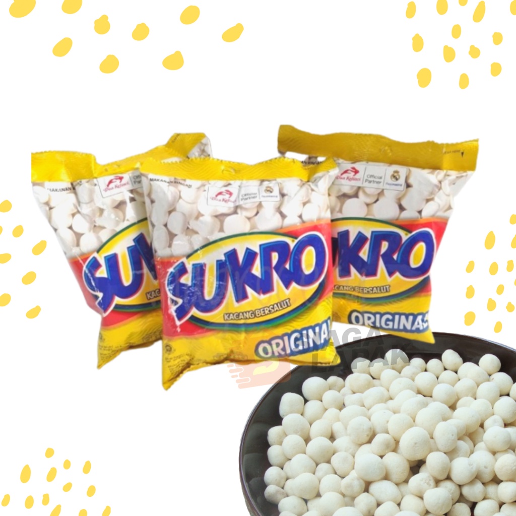 Kacang Bersalut Sukro Original 42gr