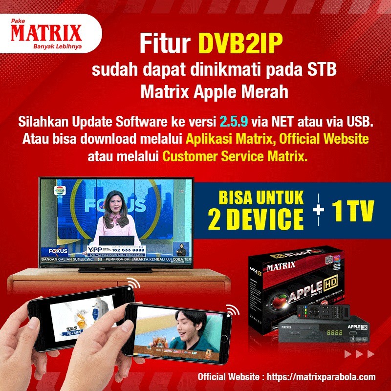 STB SET TOP BOX MATRIX APLLE KUNING MERAH VDR HINOMARU PIOLINE DELTA SIARAN ANTENA TV DIGITAL RECEIVER DTB T2