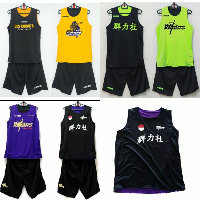 STELAN JERSEY BASKET CLS / Stelan Basket CLS Knight stabilo-hitam